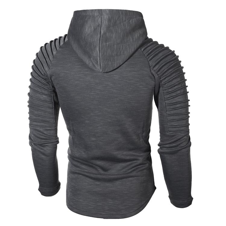 Solid Cotton Men's Hoodie