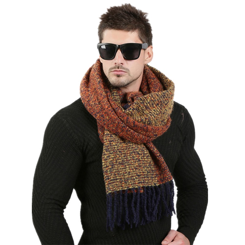 Men's Warm Soft Scarf