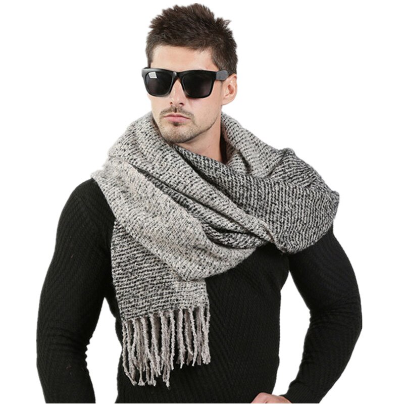 Men's Warm Soft Scarf