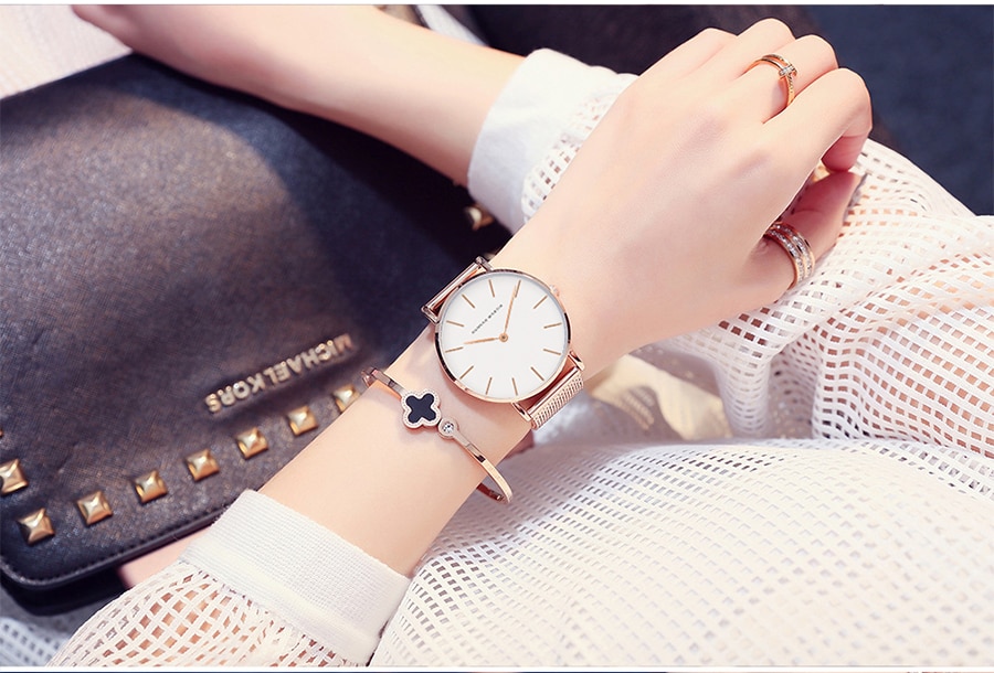 Women's Mesh Steel Watch