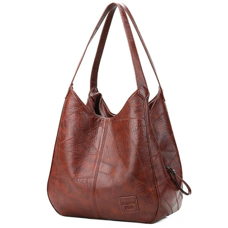 High-Capcaity PU Leather Women's Handbag