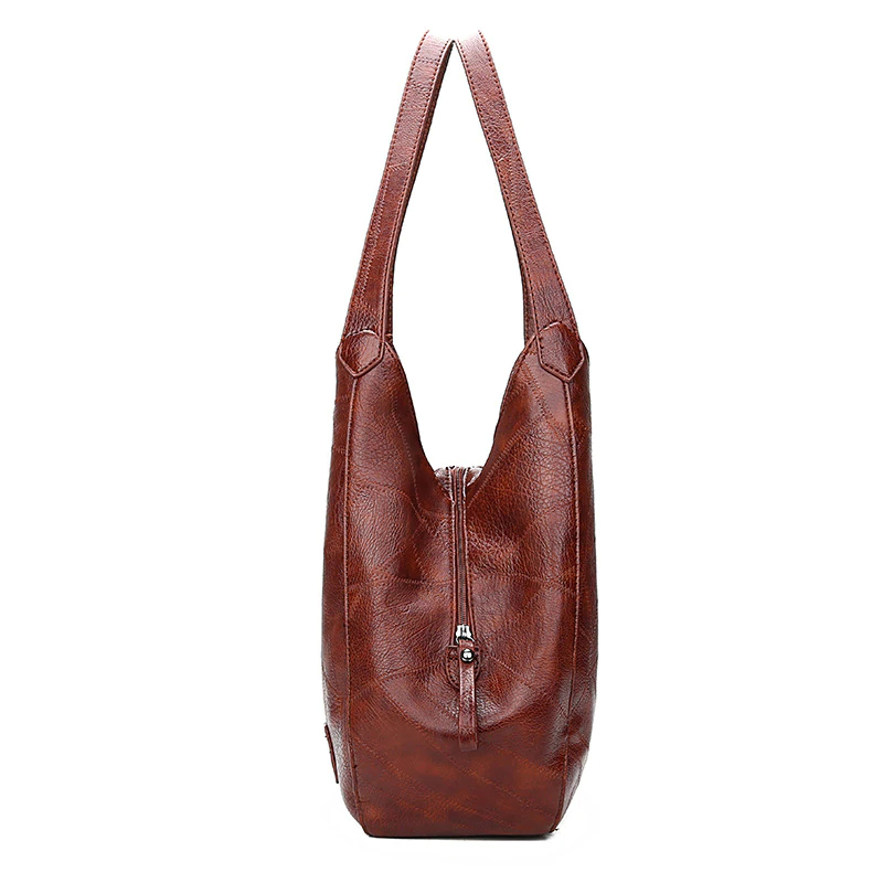 High-Capcaity PU Leather Women's Handbag