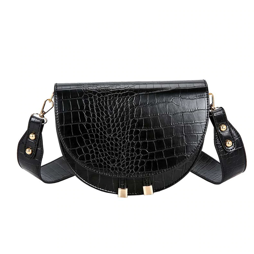 Luxury Women's Crossbody Bag in Crocodile Pattern