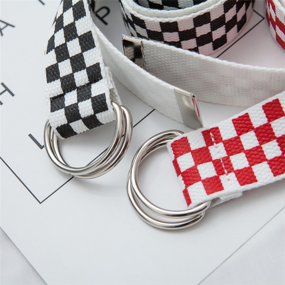 Checkered Belt for Men
