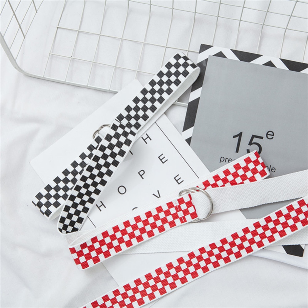 Checkered Belt for Men