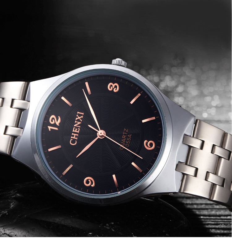 Elegant Style Stainless Steel Business Watches