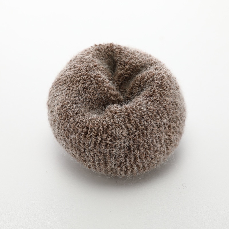 1 Pair of Wool Slipper Socks for Men