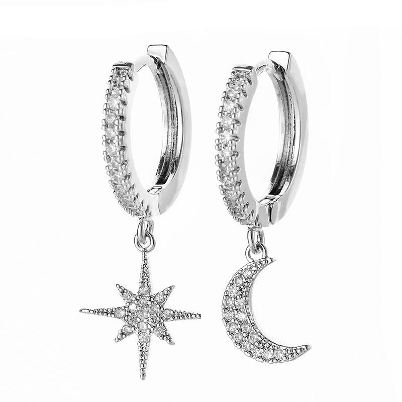 Star and moon hoops Clearance