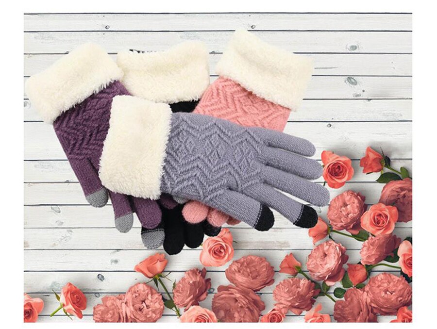 Women's Winter Touch Screen Knitted Gloves