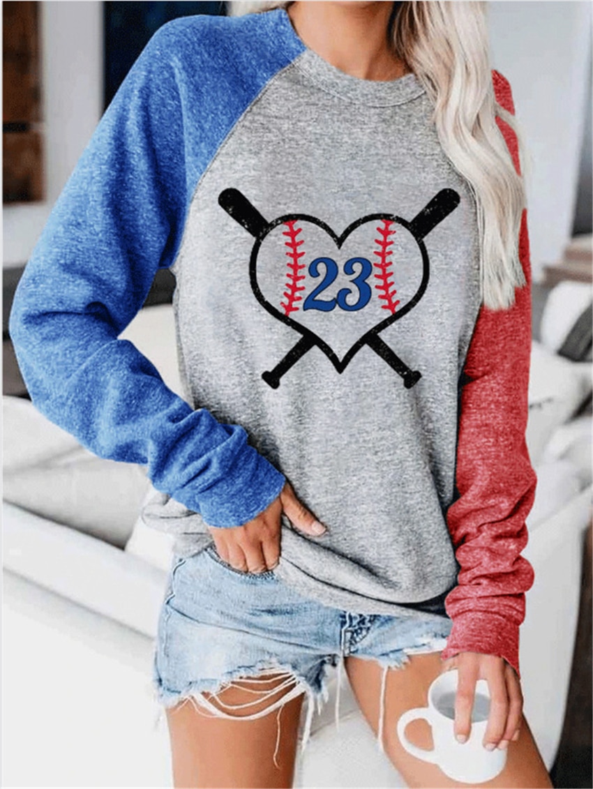 Women's Baseball Sweatshirt