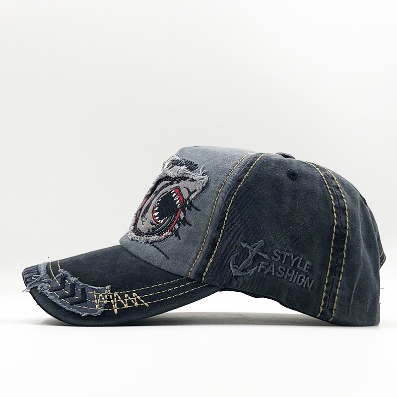 Men's Shark Embroidered Baseball Cap