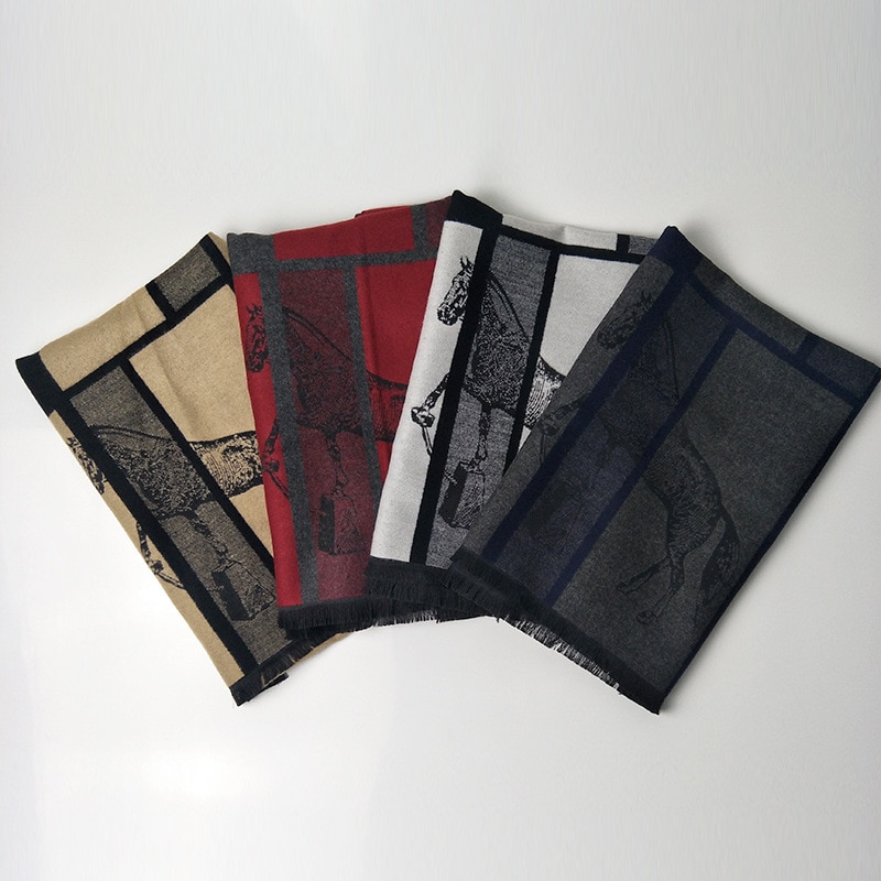 Men's Soft Cashmere Scarf