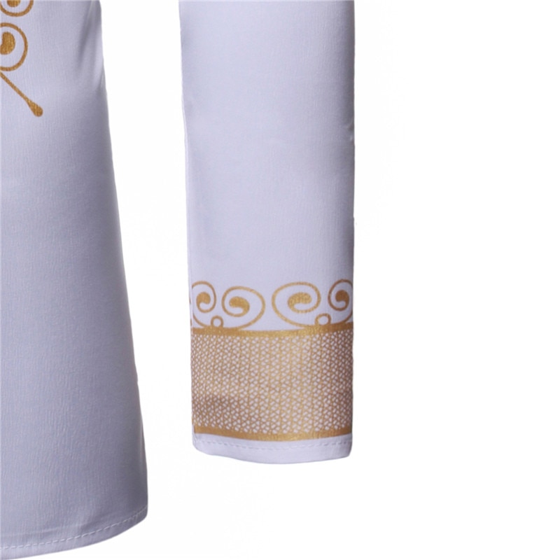 Men's Traditional Shirt with Stand Collar