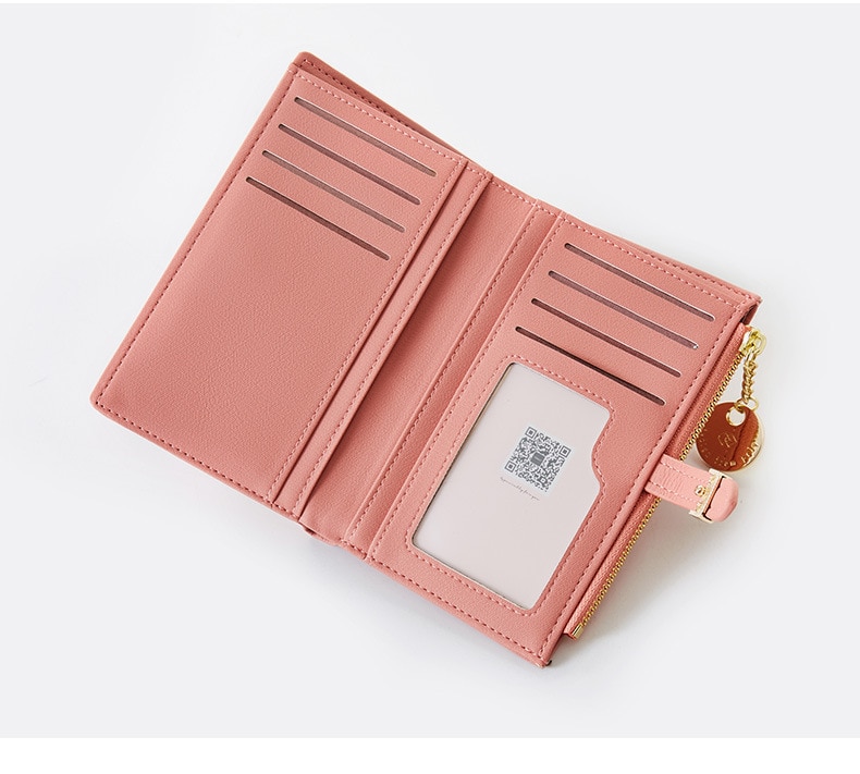 Women's PU Leather Short Wallet