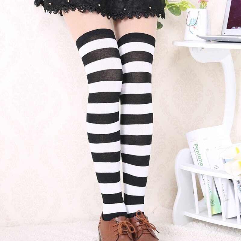 Long Striped Socks for Women