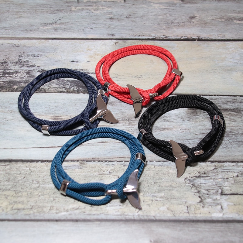 Men's Whale Tail Bracelet