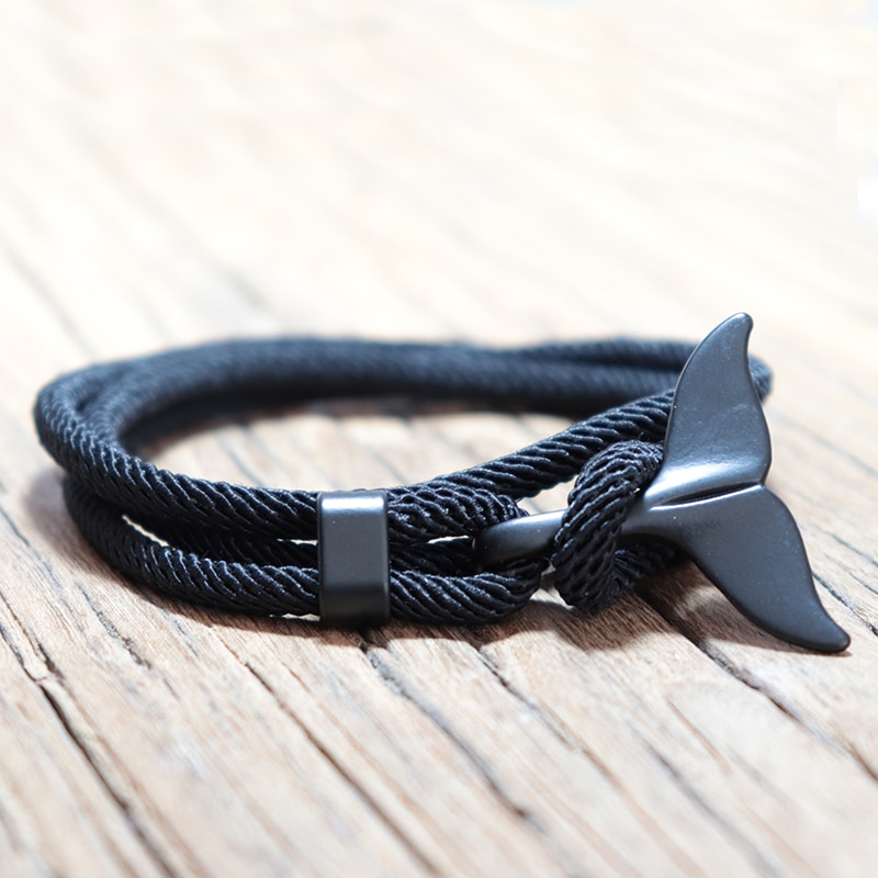 Men's Whale Tail Bracelet