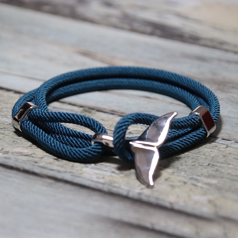 Men's Whale Tail Bracelet