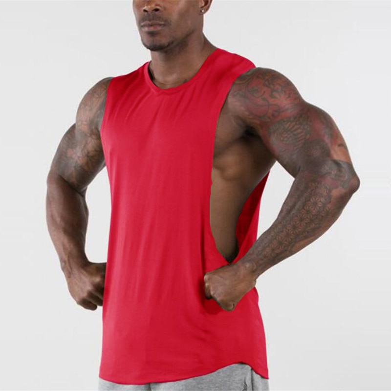 Open Sides Gym Tank Top for Men