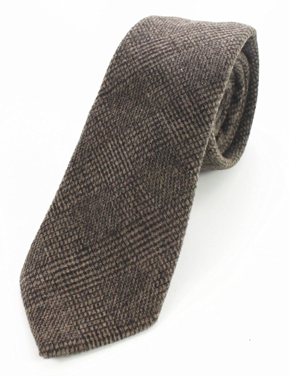 Men's Wool Neck Tie, Pocket Square and Clip Set