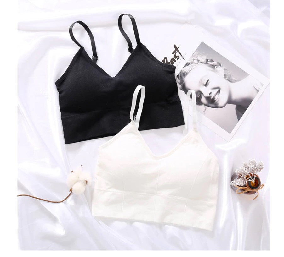 Women's Seamless Bralette with Removable Pads Women's Seamless Bralette with Removable Pads