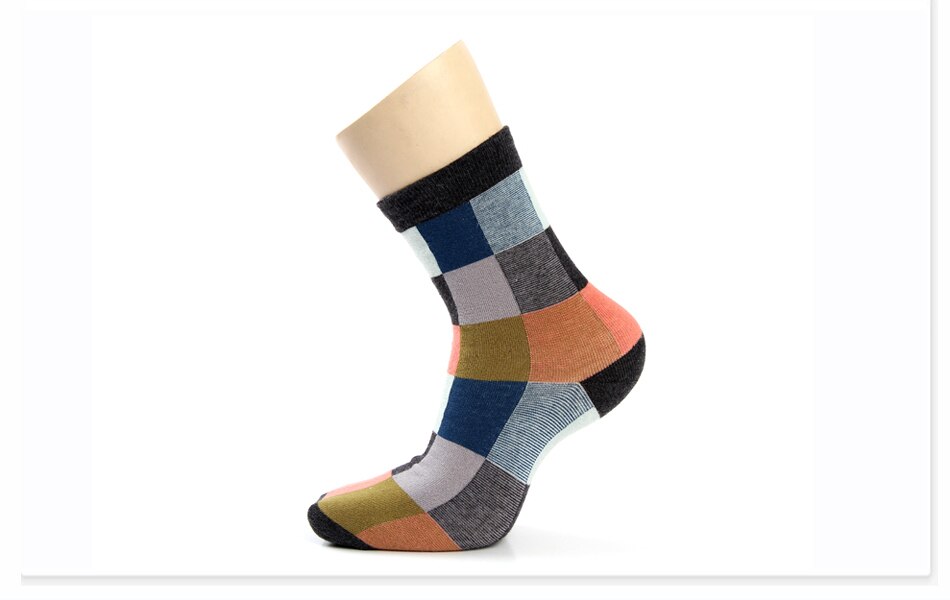 Men's Colorful Socks 5 Pairs Set