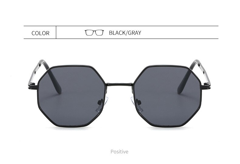 Men's Polygon Shaped Sunglasses