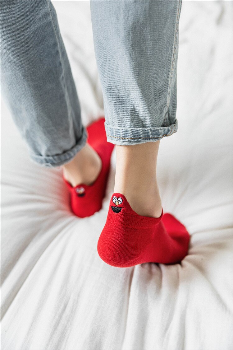 Women's Funny Faces Themed Socks