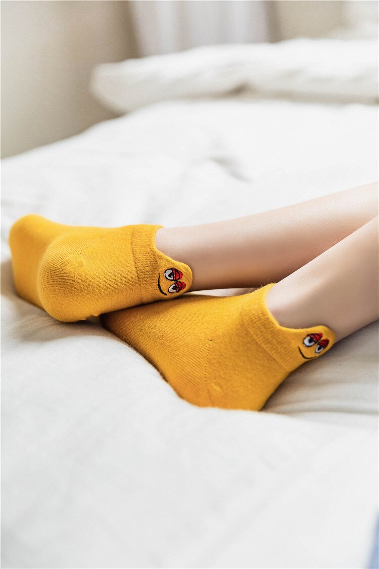 Women's Funny Faces Themed Socks