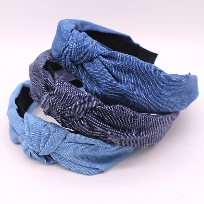 Denim Hair Band for Women