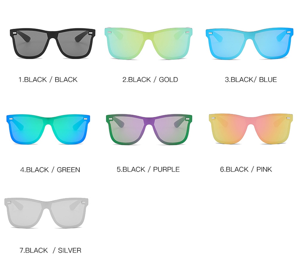 Men's Rimless Design Sunglasses