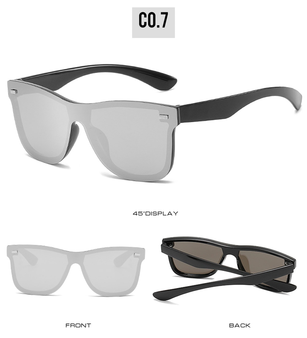 Men's Rimless Design Sunglasses