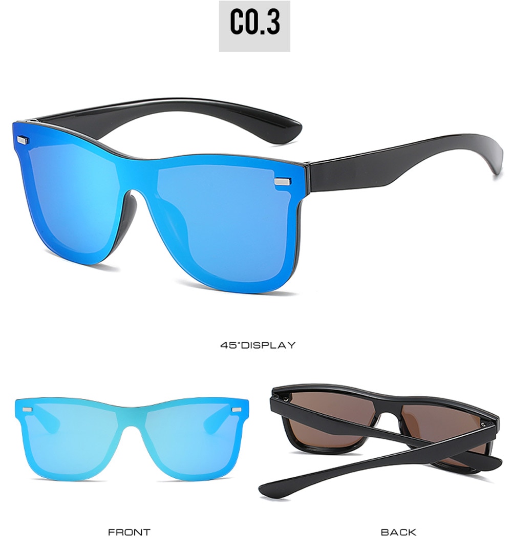 Men's Rimless Design Sunglasses