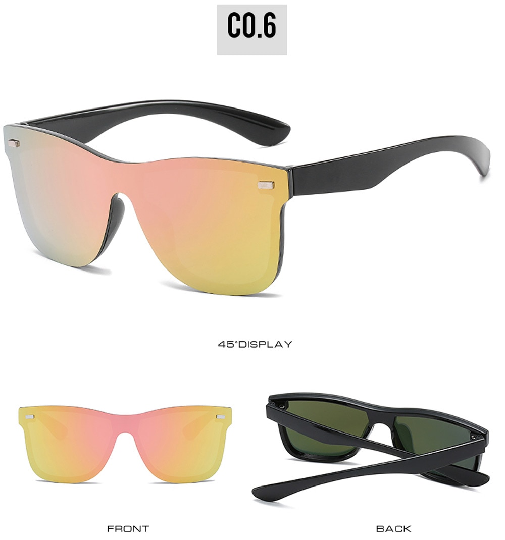 Men's Rimless Design Sunglasses