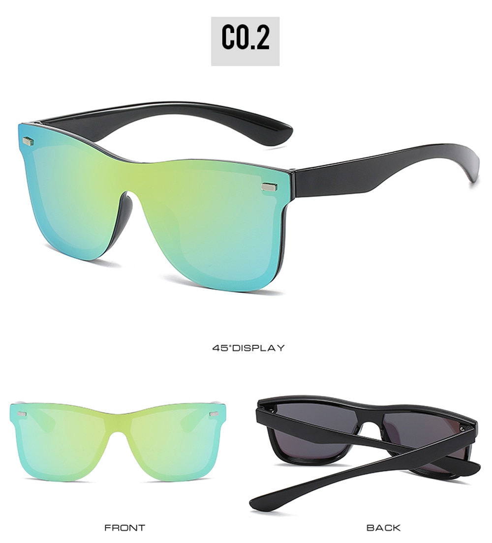 Men's Rimless Design Sunglasses