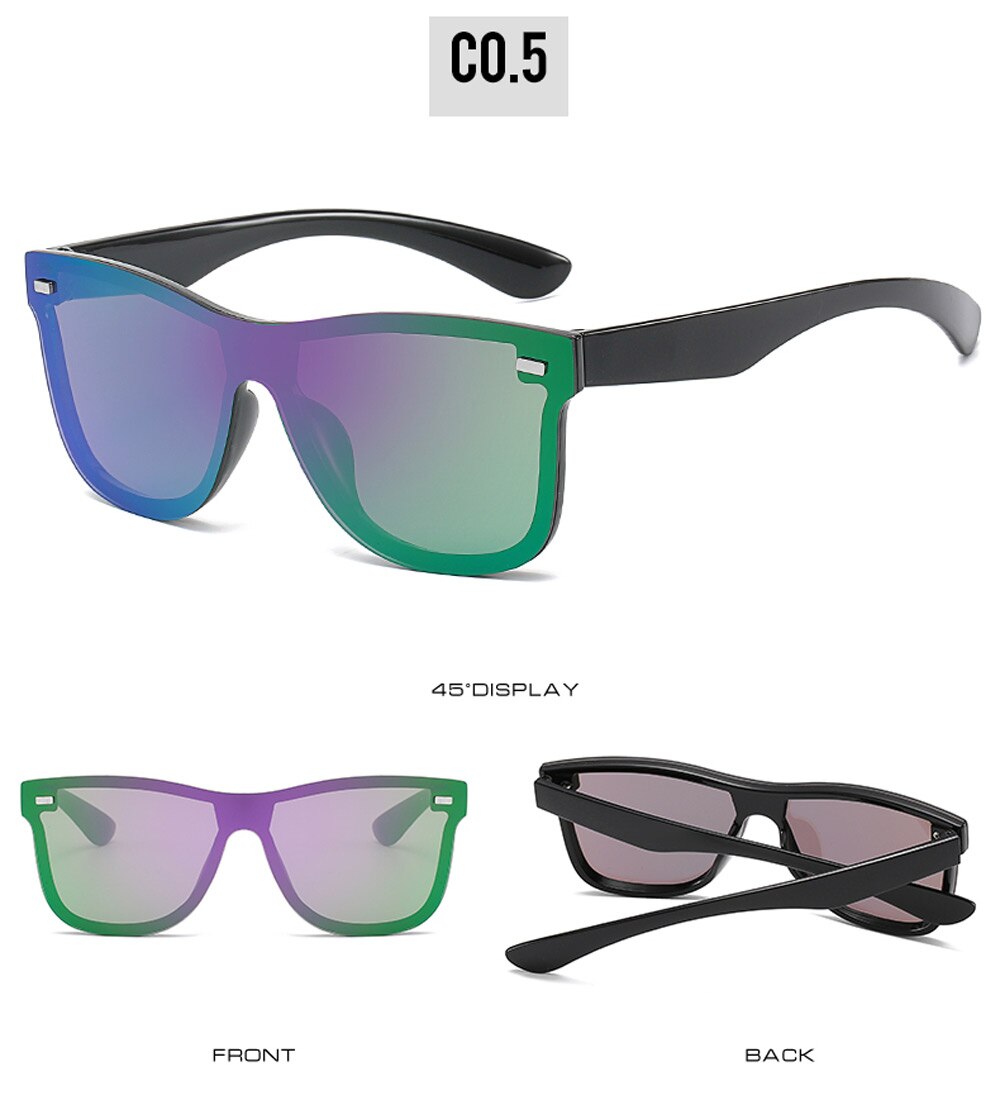 Men's Rimless Design Sunglasses