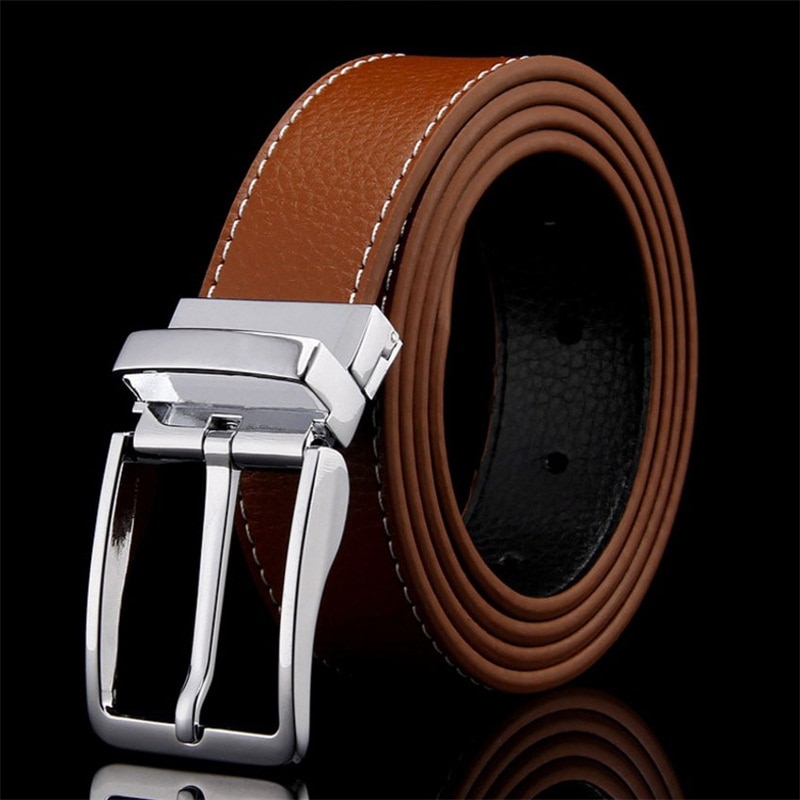 Men's Double-Sided Genuine Leather Belt