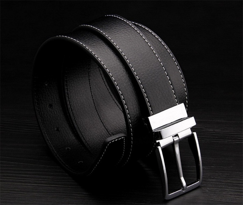 Men's Double-Sided Genuine Leather Belt