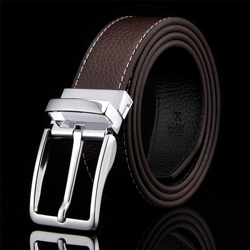 Men's Double-Sided Genuine Leather Belt