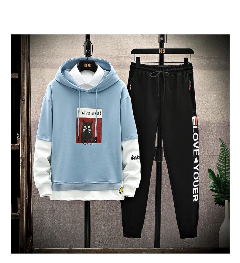 Men's I Have a Cat Harajuku Hoodie