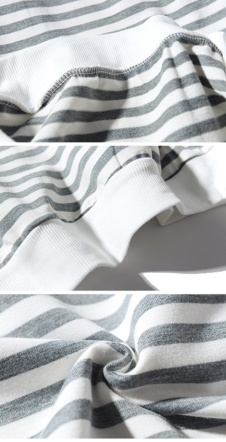 Men's Striped Oversized Sweatshirt