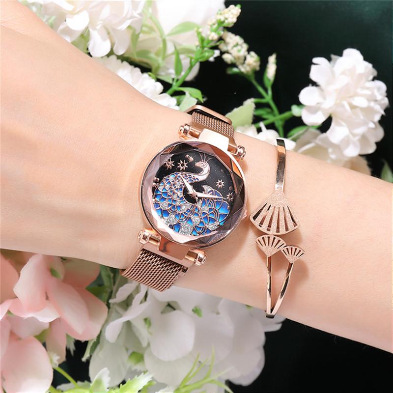 Women's Peacock Quartz Watches