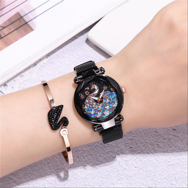 Women's Peacock Quartz Watches