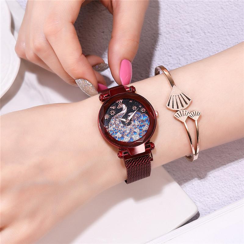 Women's Peacock Quartz Watches