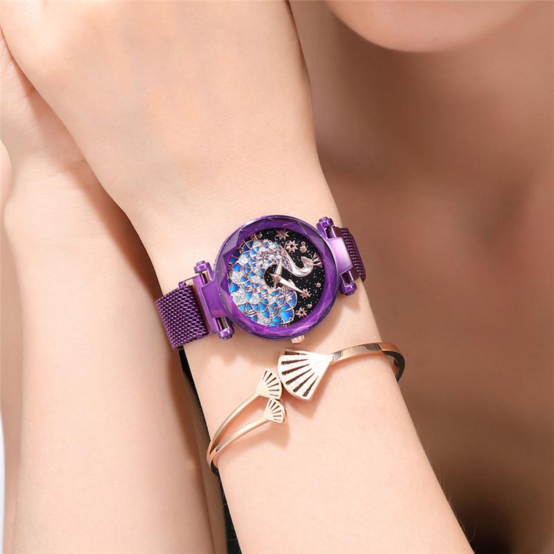 Women's Peacock Quartz Watches